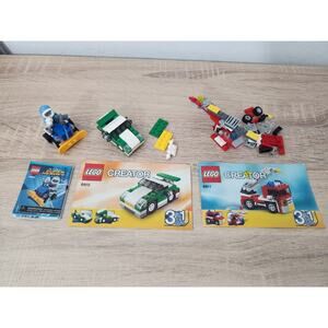 LEGO Creator Set 3 in 1 Firetruck 6911 Race Car 6910 Vehicles Marvel 76063